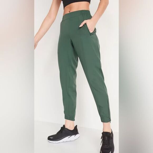 NWT Old Navy Women’s Green Mid Rise Ankle Jogger Pockets - Size 4XL - Picture 1 of 11